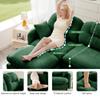 140'' Chenille Couch, L-Shaped Sectional Sofa, Ultra-Soft Comfort Memory Foam Cloud Couch with Pillows, Sectional Couches for Living Room view 4
