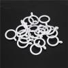 200X White 33Mm Inner Plastic Curtain Rings view 4