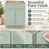 HCIOAN Solid Wood Frame Double Door Shaker Base Cabinet with 1 Drawer Soft Close, Kitchen Storage Cabinet with Adjustable Shelf, Premium Plywood Construction (NT-Jade Green, 27" W x 24" D x 34.5" H) view 4