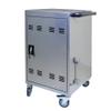 30+2Bay Mobile School Charging Cart Station for Chromebook, Tablet and Laptop Computer with Power Strip Included, Assembly Required-Silver view 4