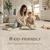 12x15 Area Rug Living Room: Washable Large Vintage Beige Rugs Neutral Non-Slip Soft Stain Resistant Indoor Carpet for Bedroom Nursery Dining Room Under Table Bed Home House Office Playroom view 4