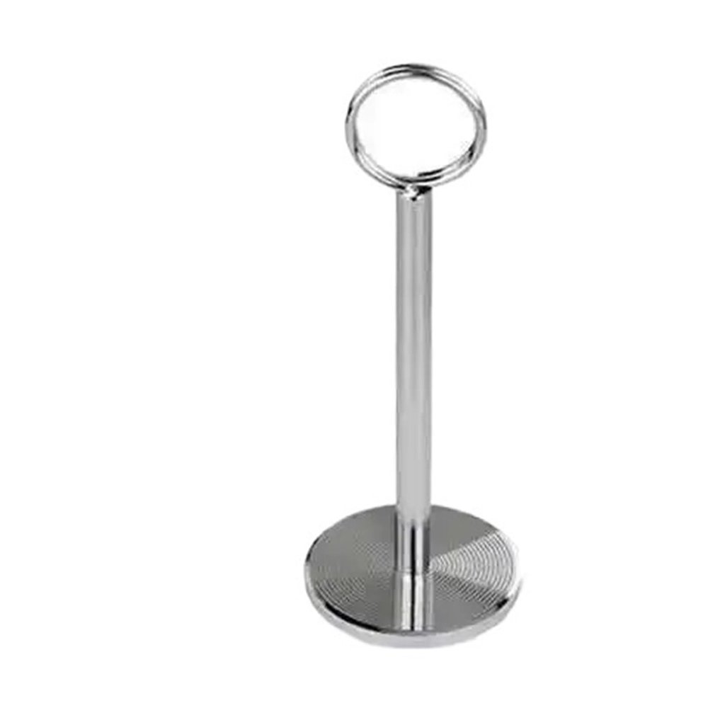 KaiYeA Table Place Card Holders 10pcs Table Number Holder Stand for Restaurants, Banquets, Home and Office Decor For Wedding Party Buffet Reception(6 Inch Silver)