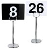 KaiYeA Table Place Card Holders 10pcs Table Number Holder Stand for Restaurants, Banquets, Home and Office Decor For Wedding Party Buffet Reception(6 Inch Silver) view 4