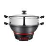 Electricity Heat Pan, Cooking Stew Integrated Electric Steamer, Multi-Function Household Cast Iron Electric Pan view 1
