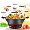 Electricity Heat Pan, Cooking Stew Integrated Electric Steamer, Multi-Function Household Cast Iron Electric Pan view 3