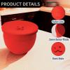5 Qt Silicone Bowl Liners with Lids for Kitchenaid Mixer, 3-Pack Extra-Thick 2mm Kitchenaid silicone bowl insert for Kitchenaid, Precision Fit for Tilt-Head, Quick Replacement & Easy Clean view 4