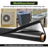 3 Layer Air Conditioner Hose Cover Waterproof Heat Resistant AC Hose Duct Vent Wrap with Strap for Home Office(1 Piece,Black) view 4