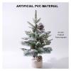 Christmas Trees, Tree,Mini Tree Set, Small Tabletop Artificial with Ornaments Balls and Pine Cones DIY Decorations(45cm) view 2