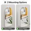 Arched Bathroom Medicine Cabinet with Mirror, No Assembly Needed, Recessed or Surface Mount Wall Storage Cabinet, Mirror Cabinet with Tissue Slot & 2X Magnifying Mirror (Bevel, 31.5"H x 19.7"W) view 4