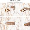 Yaohuai Marble Square Fitted Tablecloth, Marble Texture, Elastic Edge, Suitable for Catering and Kitchen, Fit for 44"x44" Square Table view 3
