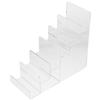 IDEANATEGRATE 6-tier Acrylic Trapezoidal Purse Display Stand for Jewelry view 1