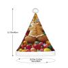 LIXLZH Gingerbread Man Candy Print Adult Unisex Christmas Hat Trim And Ball Festive For Xmas Party Holiday Headwear view 3