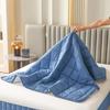 6-Sided Full Zipped Mattress Cover Customizable Quilted Mattress Slipcover Zip Up Bed Fitted Sheet Double/Single/King Topper Washable Anti-dust 360Total Encasement Protector(Color3,160x190x20cm) view 1