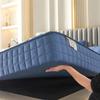 6-Sided Full Zipped Mattress Cover Customizable Quilted Mattress Slipcover Zip Up Bed Fitted Sheet Double/Single/King Topper Washable Anti-dust 360Total Encasement Protector(Color3,160x190x20cm) view 4