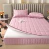 6-Sided Full Zipped Mattress Cover Customizable Quilted Mattress Slipcover Zip Up Bed Fitted Sheet Double/Single/King Topper Washable Anti-dust 360Total Encasement Protector(Color1,160x200x30cm) view 3