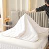 6-Sided Full Zipped Mattress Cover Customizable Quilted Mattress Slipcover Zip Up Bed Fitted Sheet Double/Single/King Topper Washable Anti-dust 360Total Encasement Protector(Color4,200x210x25cm) view 1
