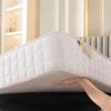 6-Sided Full Zipped Mattress Cover Customizable Quilted Mattress Slipcover Zip Up Bed Fitted Sheet Double/Single/King Topper Washable Anti-dust 360Total Encasement Protector(Color4,200x210x25cm) view 4