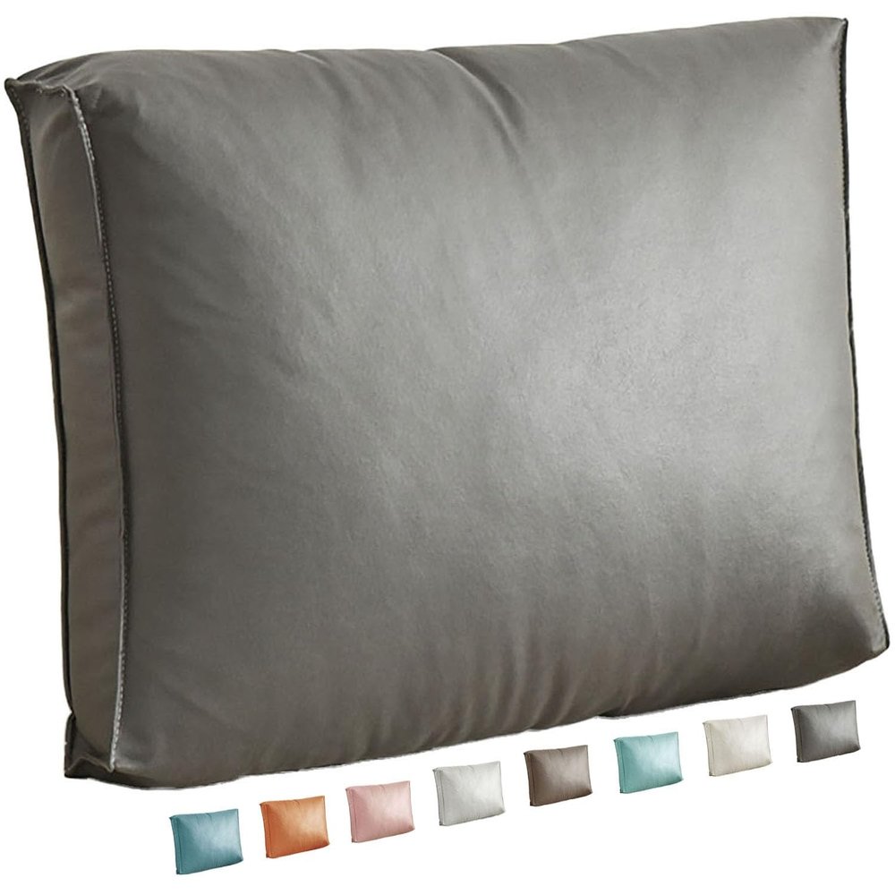 WAGHW Large Reading Pillows 23/27/31/35/39inch Replacement Headboard Pillow Comfort Lumbar Backrest Support Pillow Extra Large Decorative Wall Cushion for Bed/Couch(B,35x17x5in)