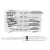 CHICIRIS Cake Decorating Tips Icing Piping Cream Syringe Tool Set Suitable for Family Use EcoFriendly Material Stainless Steel + Plastic view 4