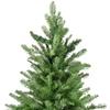 7ft Artificial Christmas Tree, Premium PE+PVC Unlit Tree with Hinged Design & Dense Realistic Branches, Classic Green (7FT) view 4