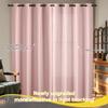NICETOWN Peach Pink 100% Blackout Curtains for Bedroom 63 Inch Length view 4