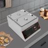 Chocolate Tempering Machine, 26.46 lbs Professional Chocolate Melting Machine, 32-203F Commercial Chocolate Melting Pot, Electric Chocolate Melter with Lid for Home or Bakery Use (Double Pots) view 3