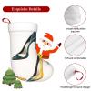 BWQTRYD High Heel Shoes Christmas Stockings Large Xmas Hanging Stocking Plush Xmas Stocking Fireplace Hanging Stockings Gift Bag for Family Holiday Christmas Decoration view 4