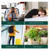 JINPIAOPIAO 2Pcs Heart Plant Watering Globes Watering Globes for Indoor Plant Flowers Outdoor Houseplant Watering Bulb Dripper view 3