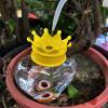 JINPIAOPIAO 2Pcs Heart Plant Watering Globes Watering Globes for Indoor Plant Flowers Outdoor Houseplant Watering Bulb Dripper view 4