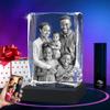 ArtPix 3D Premium Crystal Photo, Personalized Mothers Day Gifts for Mom, Women, Wife, Her, Him, Men, Grandma, Customized Gift With Your Own Photo, Custom Glass 3D Laser Etched Picture Frame, Rectangle view 1