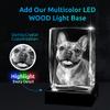 ArtPix 3D Premium Crystal Photo, Personalized Mothers Day Gifts for Mom, Women, Wife, Her, Him, Men, Grandma, Customized Gift With Your Own Photo, Custom Glass 3D Laser Etched Picture Frame, Rectangle view 2