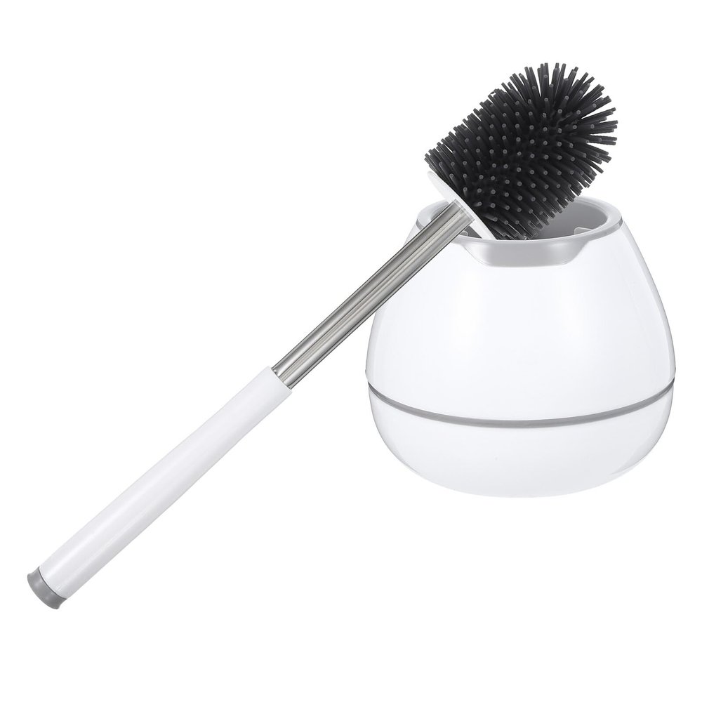 Abaodam Toilet Brush Set with Long Ergonomic Handle and Holder for Bathroom Cleaning Stylish Modern Design Toilet Bowl Cleaner Brush for Easy and Efficient Home Use