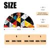 36 Inch Christmas Tree Skirts, Festive Xmas Decorations for Indoor Outdoor Use, Modernity of Triangular Tile Mosaic Christmas Tree Mat for Festival Celebrations view 2