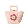 LumaGrove Favour Boxes 10pcs Leather Bags Flower Packaging Bag Wedding Favour Candy Box Mini Handbag(Pink) view 3