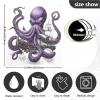 ALAZA Kraken Boat Dishwasher Magnet Cover Sticker Decorative Refrigerator Magnet Panel Decal Cover for Home Kitchen Appliance Decor view 3
