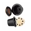 3pcs/lot Reusable Refillable Coffee Capsule FiltersCompatible For Nespresso Filter Pod With Stainless Steel Mesh Kitchen Coffee Cup(3pcs black) view 4