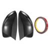 HYAWVCBL Wing Mirror Cap for Passat 2009 2010 2011 2012 2013 2014 2015 2016 2017 2018 Black Door Side Wing Rearview Mirror Ox Horn Cap Car Car Mirrors view 4