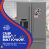 Breast Cancer Magnets - Football Magnets - Cheer for The Cure - 2 Pack Sticks to Fridges, Lockers, Toolboxes & More - Made in USA - AQM9885 view 2