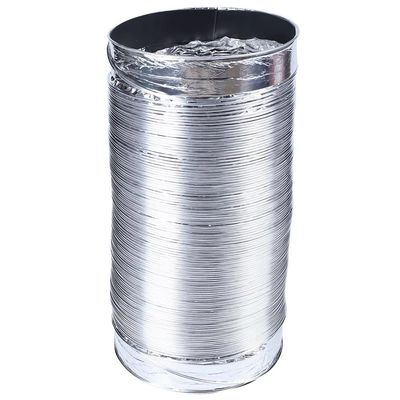 1pc 160mm Double-Walled Aluminum Foil Ventilation Pipe - 1.5-6m Retractable Smoke Exhaust Hose for Kitchen & Bathroom(3mx160mm)