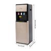 Bottom Loading Water Cooler Dispenser, 3 Temperature Settings (Hot/Cold/Room), 500W/75W Power Efficient Cooler with Anti-Dry Burn/Over-Temp/Overload Protection for Home Office School (Champaign Gold) view 2