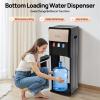 Bottom Loading Water Cooler Dispenser, 3 Temperature Settings (Hot/Cold/Room), 500W/75W Power Efficient Cooler with Anti-Dry Burn/Over-Temp/Overload Protection for Home Office School (Champaign Gold) view 4