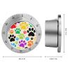 Mechanical Kitchen Timer 70dB Alarm, Colorful Doodle Paw Timers Magnetic Metal Countdown Timer for Cooking, Baking & Exercise, No Batteries Required view 2