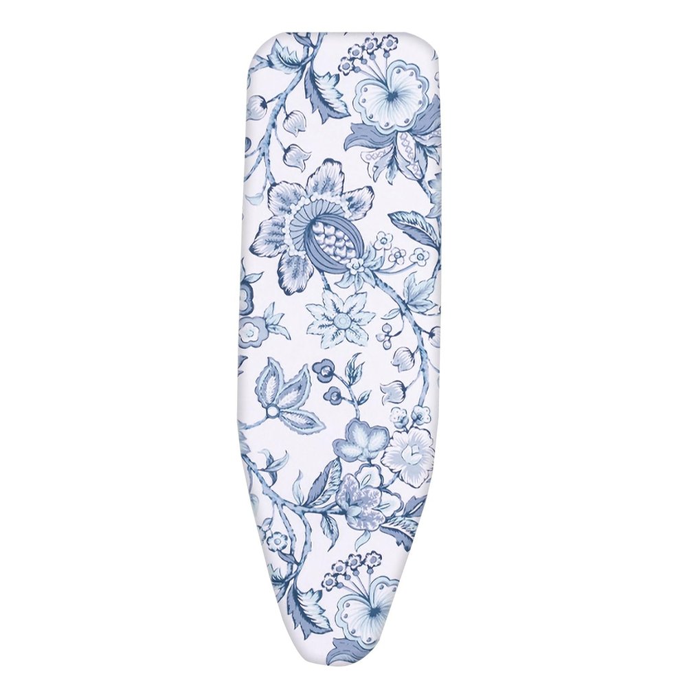 Ironing Board Cover and Pad, Drawstring Tightening & Lock, Iron Board Cover with Padding, Setup for Effortless Ironing(Blue,110x35cm/43x14in)