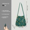 BeeGreen Bees Foldable Compact Ultimate Crossbody Tote Bag - Reusable Grocery Shopping Bag - Portable Lightweight Duffle Bags view 2