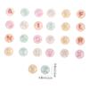 ARTSEWPLY 26 Pcs Refrigerator Magnets Glass English Alphabet Letter Magnets for Fridge Magnetic Blackboard Safe and Decorative Stickers for Kitchen Office view 2