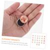 ARTSEWPLY 26 Pcs Refrigerator Magnets Glass English Alphabet Letter Magnets for Fridge Magnetic Blackboard Safe and Decorative Stickers for Kitchen Office view 3