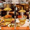 BCZPMY Gold Chafing Dishes for Buffet,8Qt Luxury Chafing Dishes with Hanging,Elegant Hollow-Out Buffet Warmer for Weddings, Parties, Catering & Events,8 Packs view 3