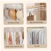 2Pcs Hat Organizer, 360 Rotatable Plastic Cap Holder with 12 Hooks, Space-Saving Hat Hooks, Clothes Hangers, Multi-Function Belt Holder for Home view 2