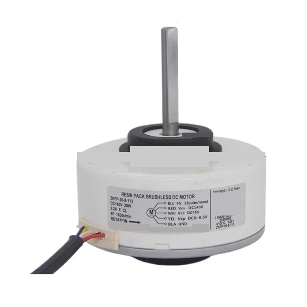 ACCAB2 Motor Air Conditioner Hang-up DC Fan Motor ZKFP-20-8-113 DC140V 20W Fan Motor Reverse
