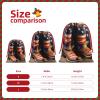 YQxwJL American Flag With Cowboy Boots Print Knot Christmas Gift Bag, Drawstrings Plush Xmas Candy Bags For Xmas Presents - Lsize view 4